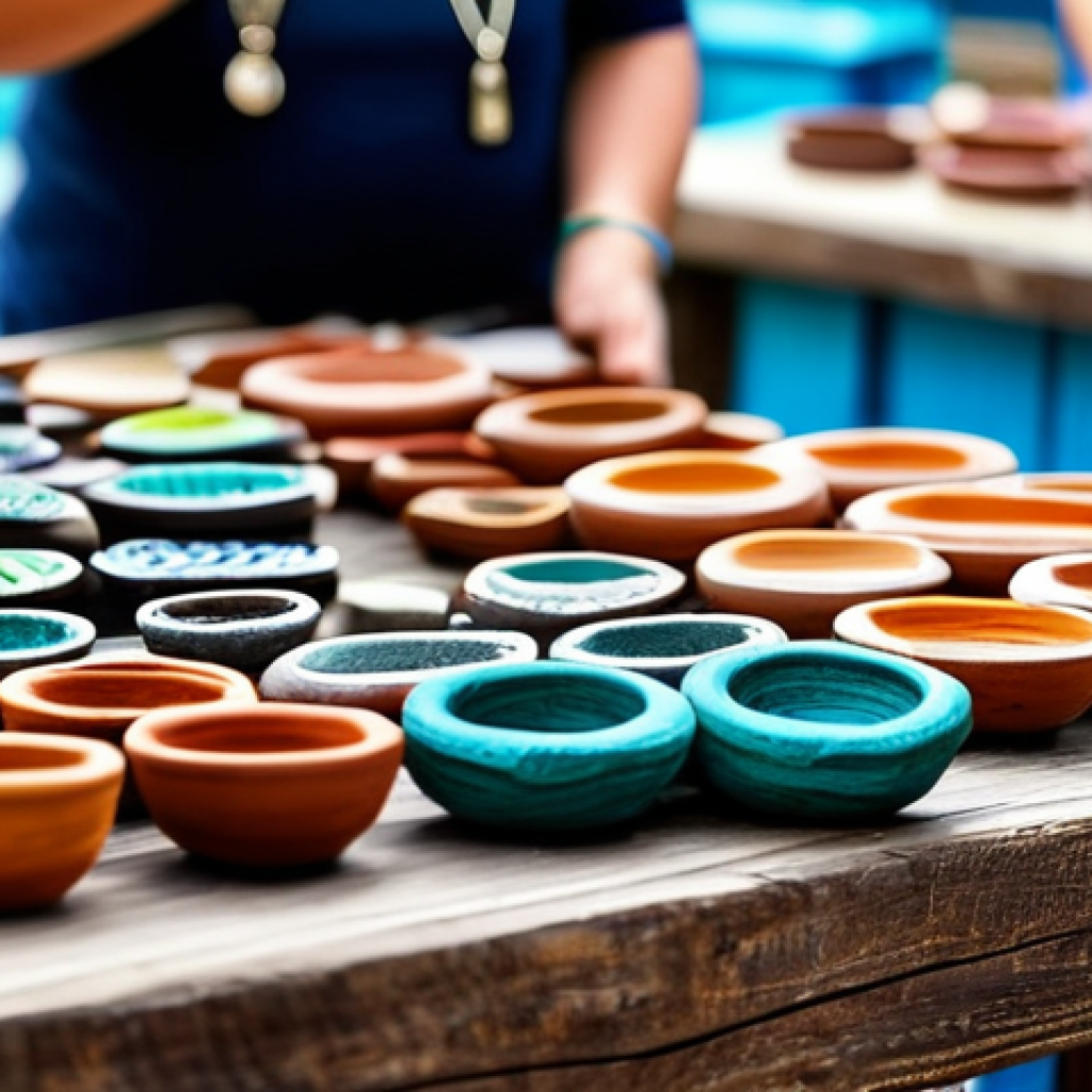 플리마켓에서 판매 가능한 취미 제품 - Handmade Clay Jewelry**

"A variety of colorful, handcrafted clay jewelry (earrings, necklaces, brac...