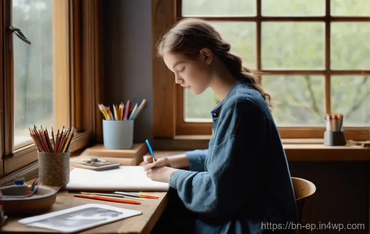 상담 서비스로 수익형 취미 운영하기 - **Prompt 1: The Spark of Creativity and Skill Discovery**
"A young adult, perhaps in their early...